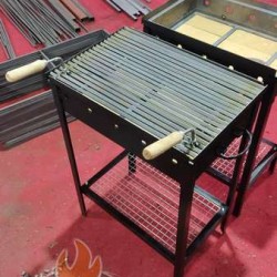 35x55  Ateş Tuğlalı  Demir Döküm Mangal