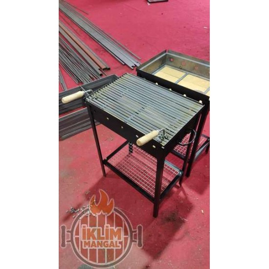 35x55  Ateş Tuğlalı  Demir Döküm Mangal