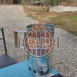 Közmatik , kömür dökme ,kovası Kömür matik , kömür tutuşturma bacası