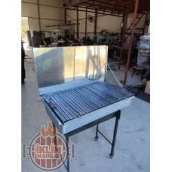 45x80 Krom Masa içi, Evye İçi , Mermer İçi Gömme Mangal