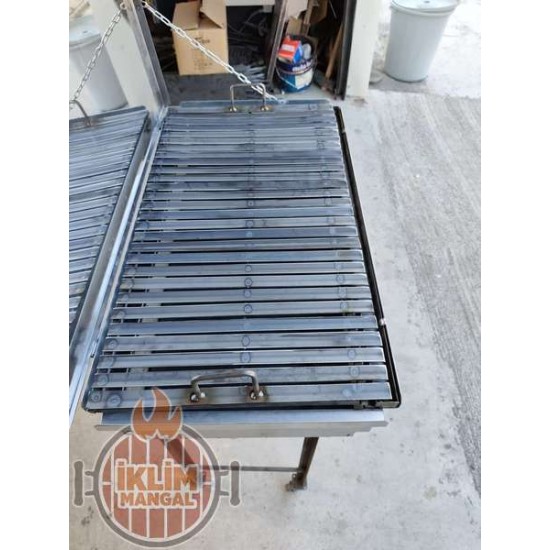 45x80 Krom Masa içi, Evye İçi , Mermer İçi Gömme Mangal 45x80 Krom Masa içi, Evye İçi , Mermer İçi Gömme Mangal