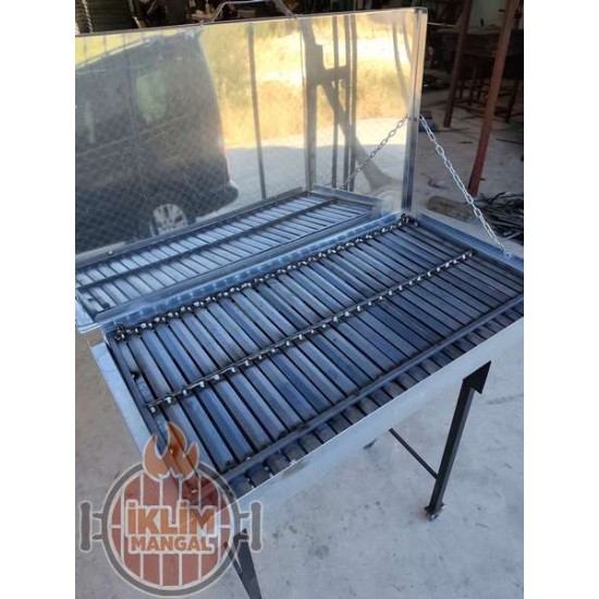 45x80 Krom Masa içi, Evye İçi , Mermer İçi Gömme Mangal 45x80 Krom Masa içi, Evye İçi , Mermer İçi Gömme Mangal
