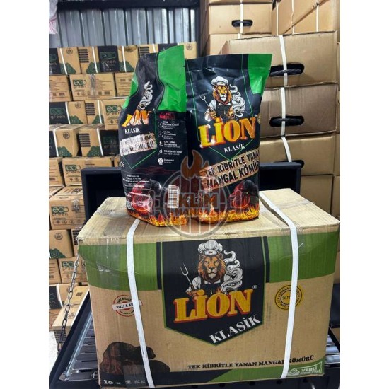 Lion Kömür tek kibritle yanan kömür 10 paket