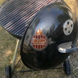 57 cm Yuvarlak Daire Döküm Küre Mangal Izgarası Blooma,Weber,Grillstar,Robust Mangallarına uygun