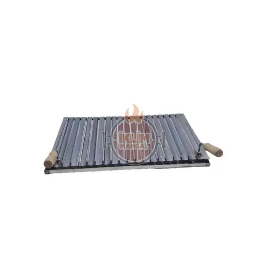 40x50 Oluklu Lama Izgara Barbekü Şömine Mangal Seyyar Kullanım  demir