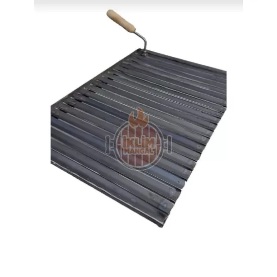 40x50 Oluklu Lama Izgara Barbekü Şömine Mangal Seyyar Kullanım  demir