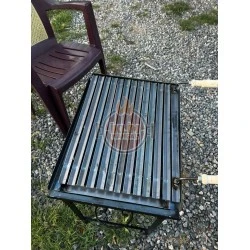 40x50x55 CM Oluklu Izgaralı Demir Mangal