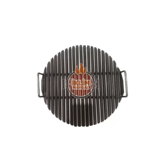 34,5 cm Daire demir  Döküm Weber, blooma, eiger  universal  Izgara