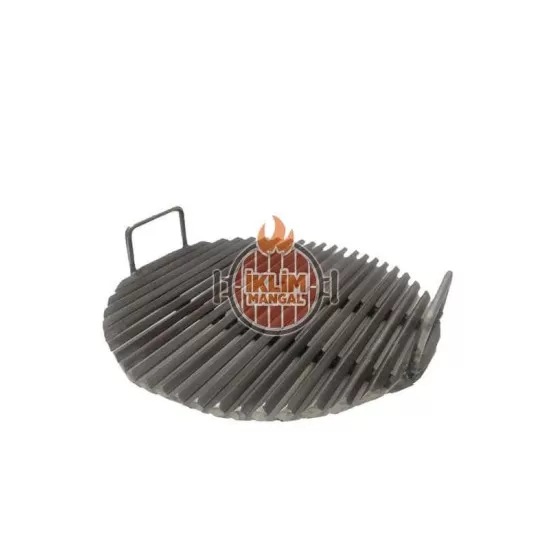 34,5 cm Daire demir  Döküm Weber, blooma, eiger  universal  Izgara