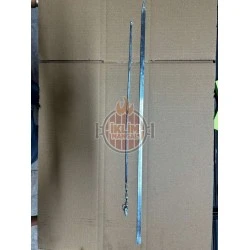 50 cm Yassı Kanat Tavuk Ciğer Et Paslanmaz Şiş KALIN ,ETLİ MALZEME